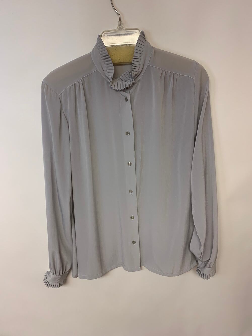Gordon of Philadelphia Vintage Blouse Pleated Details Modest Womens SZ 14